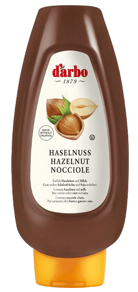 Hazelnut spread with fat-reduced cocoa